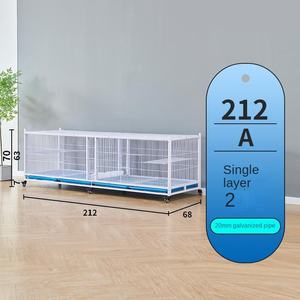 Zincato Anti-ruggine eco-friendly gabbia per uccelli solido modello pulsante abbinamento attrezzature per l'allevamento di piccioni tutti - Product Image 4
