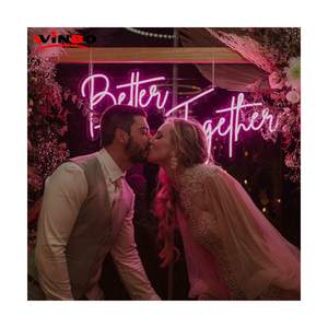 Diseño libre ¿<span class=keywords><strong>Te</strong></span> casarás conmigo mejor juntos novia para <span class=keywords><strong>ser</strong></span> letrero de neón personalizado fiesta boda letrero de neón decoración para pared luces de neón - Product Image 6