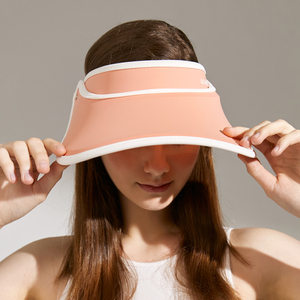 Topi Pantai Musim Panas Tanpa Tutup, Lebar, Dapat Disesuaikan, Pelindung UV, untuk Olahraga Luar Ruangan - Product Image 2