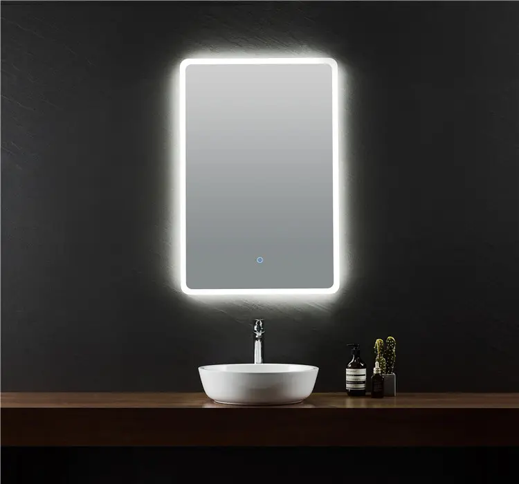 Wand montiert dressing zimmer spiegel mit lichter slimline beleuchtet bad spiegel