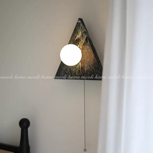 Natural Marble <b>Wall</b> Lamp T912 LED Rechargeable 220V <b>Switch</b> Control For Bedroom Living Room Decorative <b>Lighting</b> - Product Image 3