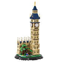 Wange 4211, Torre Elizabeth de Londres, Reino Unido, Famoso Monumento, Escena Urbana, Bloques de Construcción de Plástico ABS, Juguete de Rompecabezas DIY