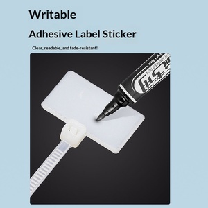 Fascette in nylon colorate con fibbia per fissaggio, tenditori per cavi, etichette per cablaggi, fascette in plastica da 2,5-3,3 mm di larghezza, 100-200 mm - Product Image 3