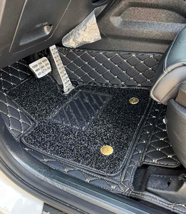 Alfombrillas <span class=keywords><strong>de</strong></span> Cuero para Auto, Color Negro Marrón Clásico, Volante a la Derecha, para Volkswagen Golf/Clase W251/Mercedes E220, 2023 - Product Image 3