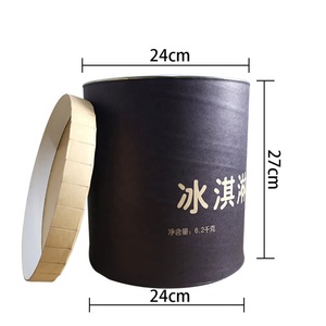 ถังกระดาษใส่ไอศกรีมกันรั่วซึมเคลือบ PE, ภาชนะกันไขมัน 6.2 กก., ใช้ในเชิงพาณิชย์สำหรับบรรจุภัณฑ์แบบซื้อกลับบ้านและขายปลีก CH - Product Image 6