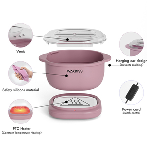 Máquina Calentadora <span class=keywords><strong>de</strong></span> Cera <span class=keywords><strong>de</strong></span> Diseño Nuevo a <span class=keywords><strong>Precio</strong></span> Económico, Kit <span class=keywords><strong>Calentador</strong></span> <span class=keywords><strong>de</strong></span> Cera Multiusos con Capacidad <span class=keywords><strong>de</strong></span> 500 CC y Olla <span class=keywords><strong>de</strong></span> Fusión para Depilación - Product Image 3