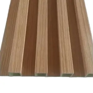 国际标准化组织9001认证的廉价木塑墙板聚氯乙烯塑料替代木墙覆层客厅酒店内部装饰