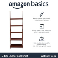 Estantería organizadora de libros de 5 niveles con marco de madera de caucho macizo, gran oferta al por mayor