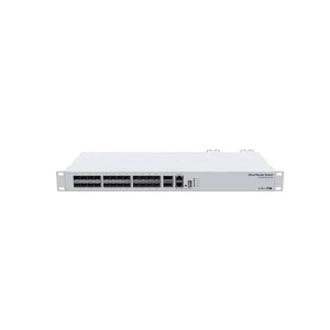 Conmutadores de Router Empresariales CRS326-24S+2Q+RM con 24 Puertos SFP+ y 2 Puertos QSFP+ de 40G, Nuevo CRS326-24S+2Q+RM de 24 Puertos Gigabit con Gestión S - Product Image 1