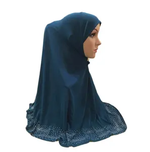 Écharpe hijab style Amira pour femmes musulmanes, foulard instantané, une pièce, nouveau design, 2019