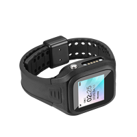 Pelacak GPS 4G Navigasi GPS LBS Jam Tangan Anti Rusak SOS IP67 Tahan Air Karet/Plastik Gelang Pemantau Tahanan Aplikasi Gratis