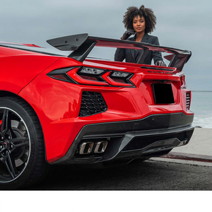 Alerón Trasero de Fibra de Carbono Estilo 5VM para Chevrolet Corvette C8 Stingray Z51, Kit de Mejora - Product Image 1