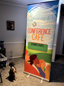 Spanduk Gulung Portabel Premium Vinyl HD UV Printing untuk Promosi Bisnis, Acara Stadion, Periklanan Merek, dan Promosi Toko - Product Image 3