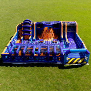 Château de saut gonflable extérieur Parc de trampoline Terrain de jeux gonflable Parcours d'obstacles Parc d'aventure à thème gonflable - Product Image 3
