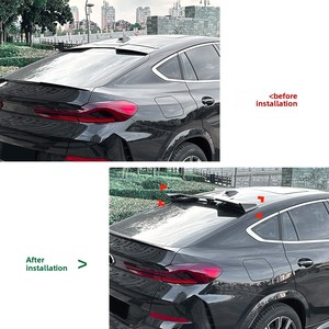 Alerón de Techo Estilo Cuchilla Modelo <span class=keywords><strong>935</strong></span> para X6 G06 M Sport <span class=keywords><strong>2019</strong></span>+ Patrón de Fibra de Carbono Negro Exterior Transfronterizo - Product Image 4