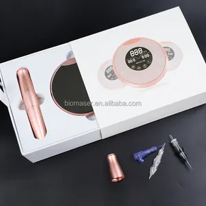 Wireless Biomaser Digital Permanent Makeup Machine P90 Makeup Machines Electric Aluminum Semi Permanent Tattoo Machine