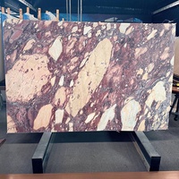 Dalles de marbre Calacatta Viola naturel, finition polie, qualité supérieure, pour crédences de cuisine modernes, revêtements muraux et sols pour hôtels et hôpitaux