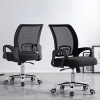 Chaise de bureau pivotante confortable, ergonomique, réglable en hauteur, avec coussin, chaise d'ordinateur spécifique au bureau