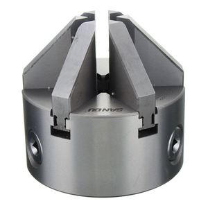 Mandril de Acero Autocentrante de 6 Mordazas Marca SANOU para Torno Metálico de Precisión, Manual, Precisión de 0.05mm - OEM/ODM Personalizable K13-100 K13-125 - Product Image 1