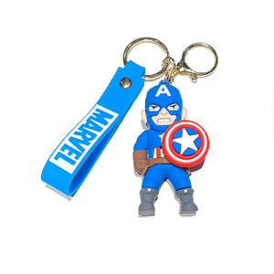 Venta al por mayor de fábrica: Llaveros de dibujos animados de <span class=keywords><strong>Marvel</strong></span>, llaveros 3D de personajes de anime, regalo de máquina expendedora de muñecos. - Product Image 6