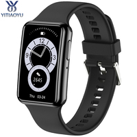Gelang Pintar Olahraga C6PLUS Layar TFT 1,47 inci Tahan Air IP67 Jam Alarm Pelacak Detak Jantung Pedometer Analisis Kesehatan AI