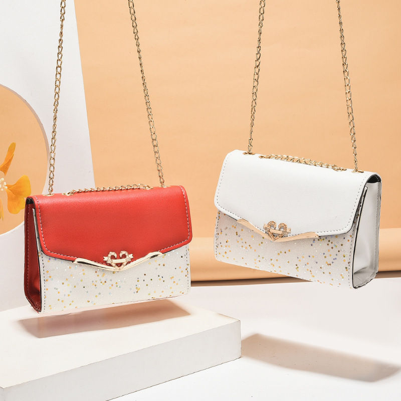 2024 Trending Fashion Bolsa Pu Leather Girls Sling Crossbody Bag