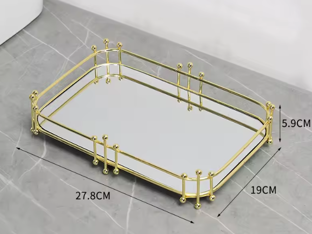 สี่เหลี่ยมผืนผ้าทอง 28ซม