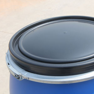 Baril résistant à l'usure en plastique bleu 30L-120L de bride de tambour de HDPE pour le stockage et le <span class=keywords><strong>transport</strong></span> - Product Image 3