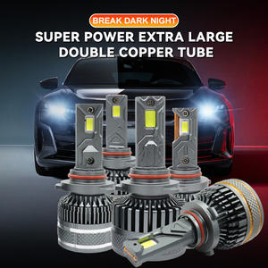 ไฟหน้ารถ LED แบบท่อทองแดงคู่คานบัสลำแสงต่ำ A886 H4 150W 10000LM 6000K อุปกรณ์อเนกประสงค์สำหรับรถทุกคัน - Product Image 3