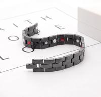 Titane magnétique bracelet d'énergie bio thérapie magnétique bracelet
