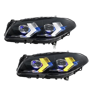 Modificación de Faros Delanteros de 12V para la Serie 5 con Luces de Circulación Diurna LED y Lentes de Doble Haz, Modelos 2011-2017 - Product Image 1