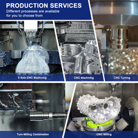 Componentes de Disipador de Calor Multipuerto de Aluminio Mecanizado de Alta Precisión CNC con Interfaces Roscadas para Control de Fluidos