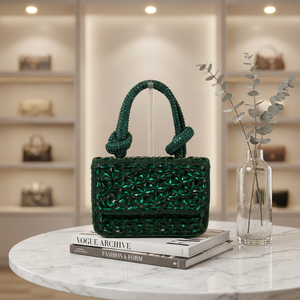 Women’s Stone Mini Bag | Crystal Embellished Party Evening Handbag - Product Image 2