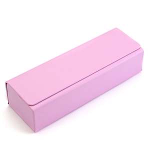 Funda de gafas rectangulares de diseñador de moda, caja cuadrada de gafas de sol de cuero Pu hechas a mano con logotipo personalizado de alta calidad - Product Image 6