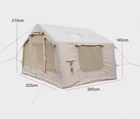 Carpa de Glamping Inflable de Lujo, Impermeable, para Acampar al Aire Libre, Alojamiento en Resort, Carpa 8 ㎡   Proveedor OEM
