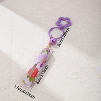 Directly leverbaar Bestseller Hangertje Accessoire Sleutelhanger Valentijnsdag Cadeau; 5 ml PP Parfum Monsterflesje Pompflesje Draagbaar Reisformaat
