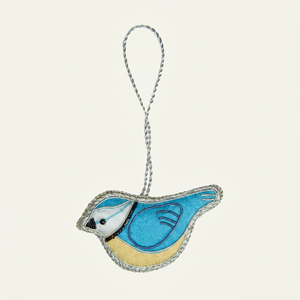 Adorno Colgante de Pájaro con Cuentas y Bordado Zari de Azulejos Azules Inspirado en Sass Belle, Parche Impreso de 6 Colores, Envío Rápido - Product Image 3