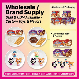 Palitos de Galleta con Chocolate Blanco, Salsa de Chocolate, Galleta Crujiente, Novedad, Mezcla de Dulces <span class=keywords><strong>a</strong></span> Granel, OEM para Revendedores YOLODUCK - Product Image 5