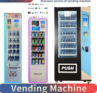 Distributeurs automatiques - Exportation à l'étranger - Unités compactes sans personnel en libre-service avec écran LCD acceptant les pièces/cartes