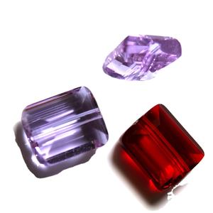 50 pezzi di perle di vetro di cristallo a forma di rettangolo piatto sfaccettato <span class=keywords><strong>perline</strong></span> artigianali per gioielli da te bracciale collana portachiavi orecchino - Product Image 6