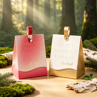 Sac cadeau floral minimaliste naturel et recyclable, pochette élégante en papier avec poignée en corde, impression personnalisée, pour boutique de fleurs tendance