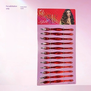 Kit de coupe-cuticules en acier inoxydable pour manucure et pédicure, repousse-cuticules pour le nettoyage des ongles - Product Image 2