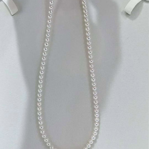 Collar de Perlas de Agua Dulce de Plata de Ley S925, Hilo de Perlas Redondas Aurora de 4.5-5mm, Cadena de Extensión de Plata Ajustable - Product Image 3