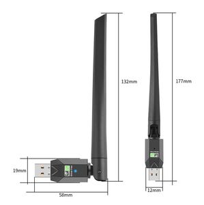 อะแดปเตอร์คอมโบ 2-in-1 WiFi 5 AC650+ อะแดปเตอร์ USB BT ภายนอกเดสก์ท็อปพีซี 2.4G/5GHz ดูอัลแบนด์เครือข่ายไร้สาย BT 5.3 วินโดวส์ 10/<span class=keywords><strong>11</strong></span> - Product Image 6