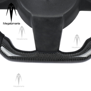 Volant sport personnalisable en fibre de carbone Megalomania pour Jaguar F-Type E-PACE XE XFL XJ XF F-PACE - Product Image 4