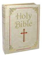 Bible à couverture souple cousue sur mesure par le fabricant, avec impression dorée en relief, pour collection de cadeaux d'église