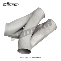 Boska Acier Inoxydable 45 °   Tuyaux d'échappement de course Z/X/Diversion 2.5''/2.76''/3''/3.5'' pour BMW G90/F90/X7 avec impression 3D
