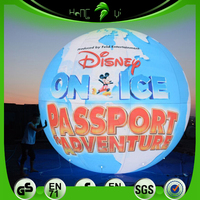 Ballon gonflable personnalisé en forme de dessin animé sur glace, décoration d'événement durable pour spectacle familial