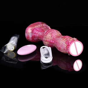 FAAK mainan seks Dildo anjing lucu bergetar untuk wanita Masturbator Pria pijat <span class=keywords><strong>Anal</strong></span> steker pantat mainan seks murah - Product Image 6