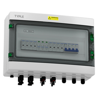 Boîtier de Combinaison Solaire TYPLE TPX7-P 4 Entrées/1 Sortie DC1000V IP65 50A pour Systèmes d'Énergie Solaire